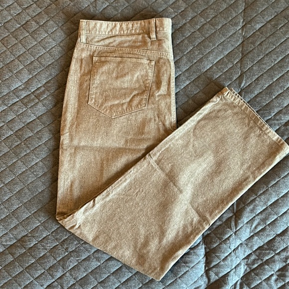 Men’s Brown (Sage) Straight leg Johnston Murphy Jeans Size 38/32 - Picture 1 of 2